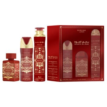 Badee Al Oud Sublime 3 Piece Gift Set Lattafa