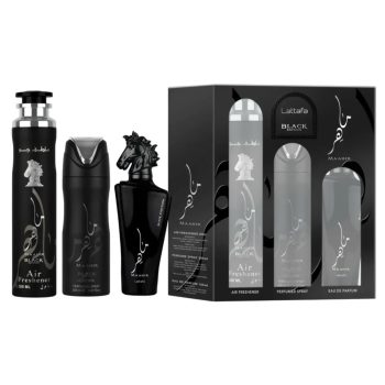 Maahir Black Edition 3 Piece Gift Set Lattafa