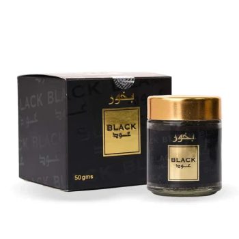 Black Oud Bakhoor Incense 50g Banafa For Oud